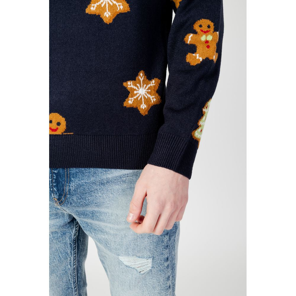 Blue Marabou Sweatshirt