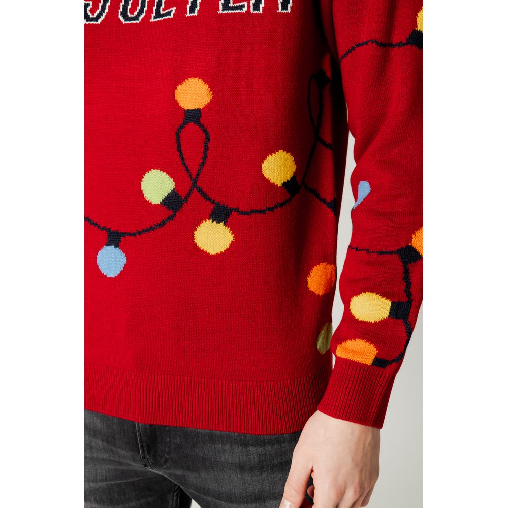 Red Marabou Sweatshirt
