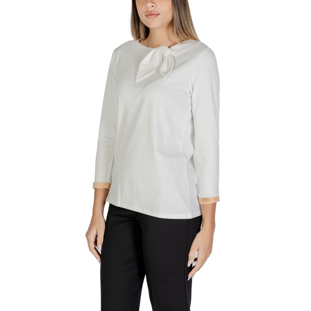 White Cotton Long Sleeve