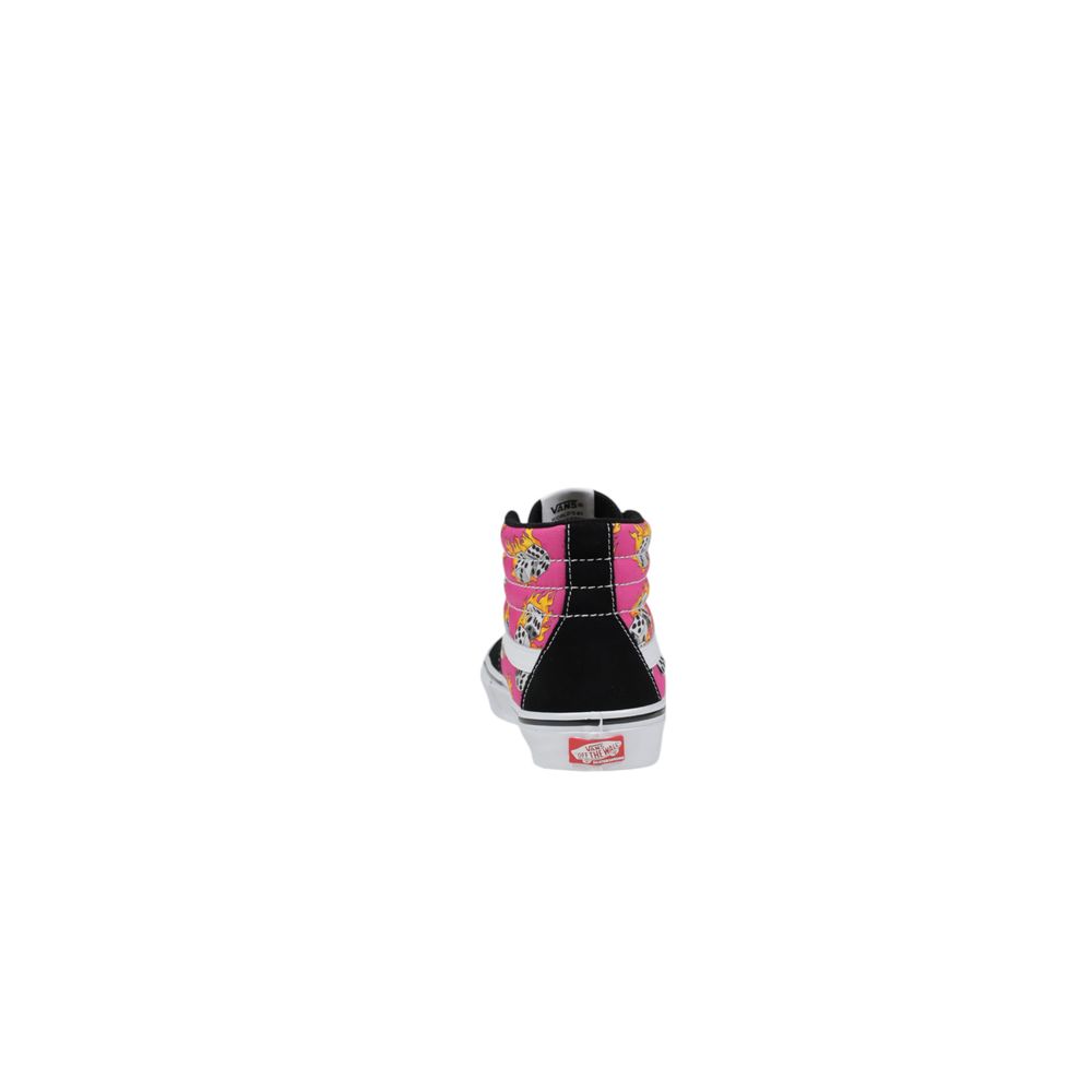 Pink Suede Leather High Top Sneakers
