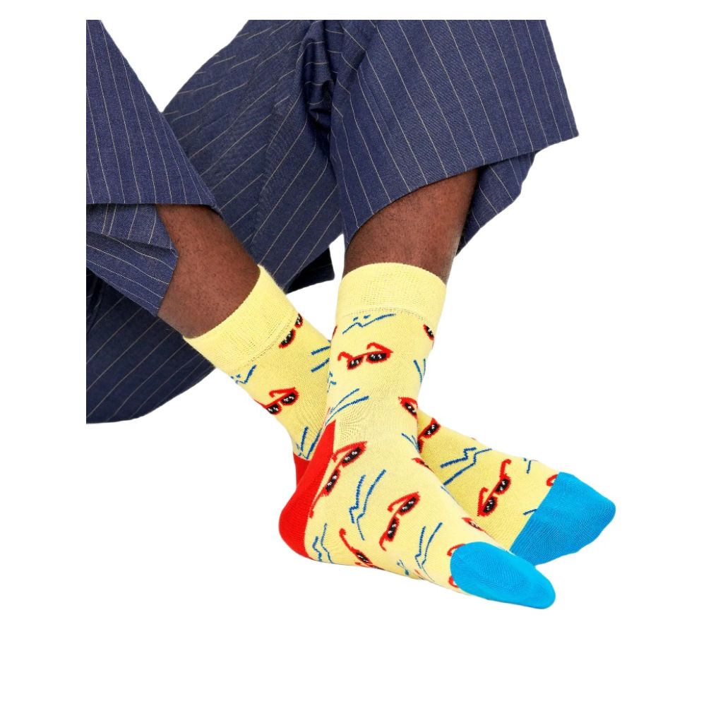 Yellow Cotton Socks