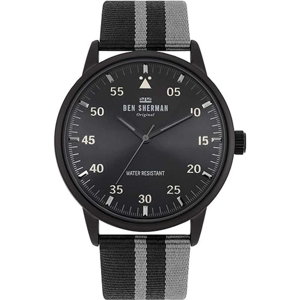Gray Fabric Bracelet Watch