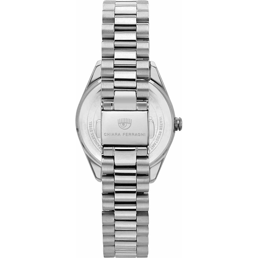 Silver Stainless Steel Dress Watch