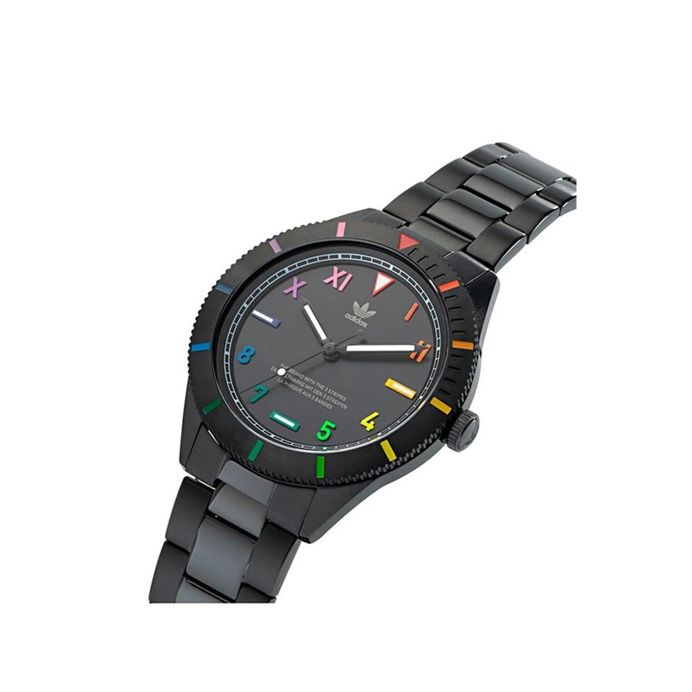 Black Stainless Steel Dress Watch