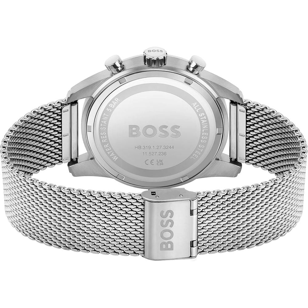 Silver Stainless Steel Dress Watch