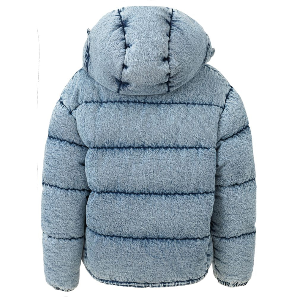 Blue Polyester Coat
