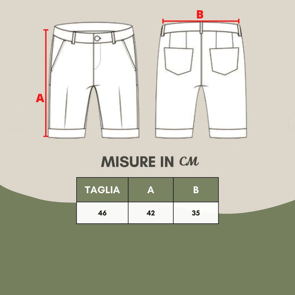 Multicolor Viscose Shorts