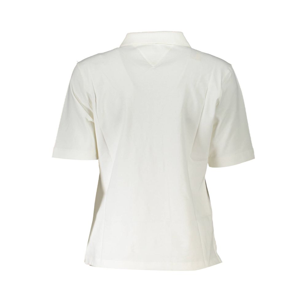 White Cotton Polo Shirt