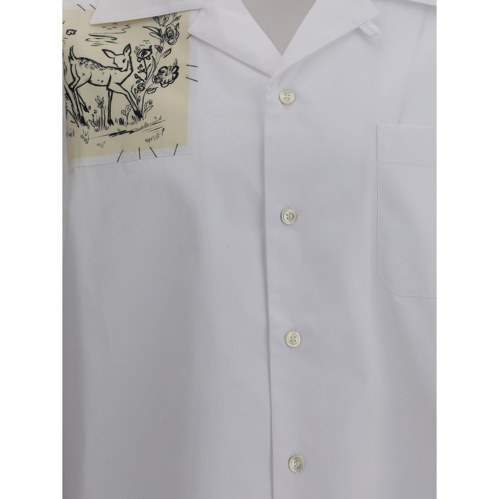 Shirt with applied print