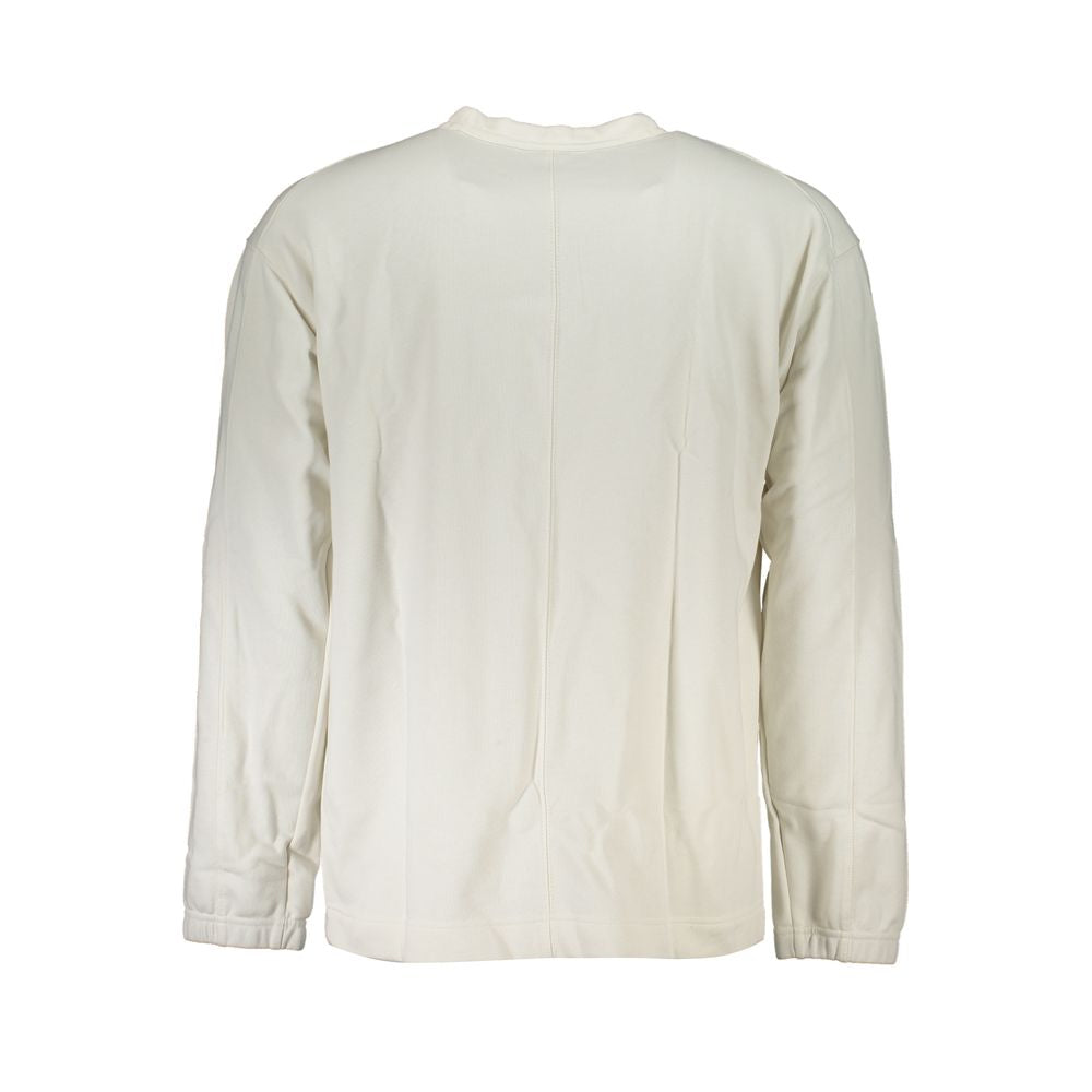 White Cotton Sweatshirt