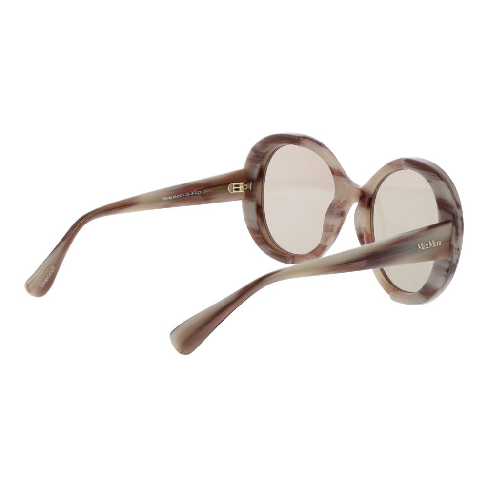 Beige Acetate Sunglasses
