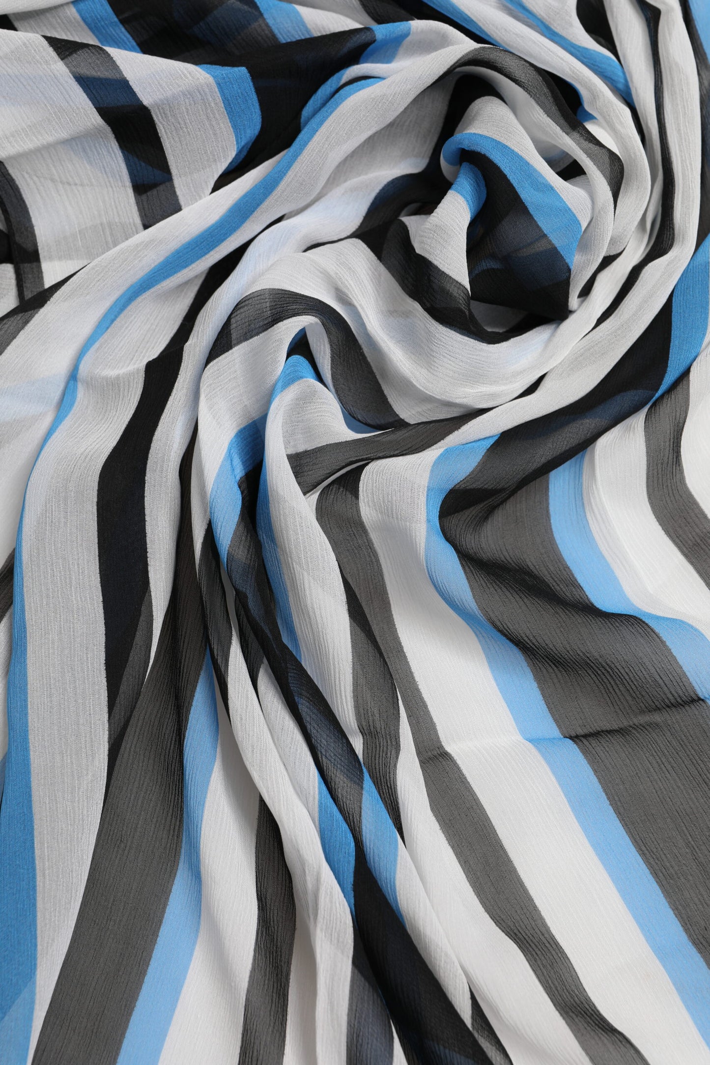 Multicolor Striped Neck Warmer Wrap Scarf