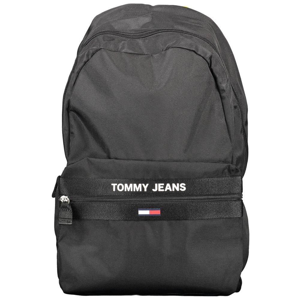 Black Polyester Backpack