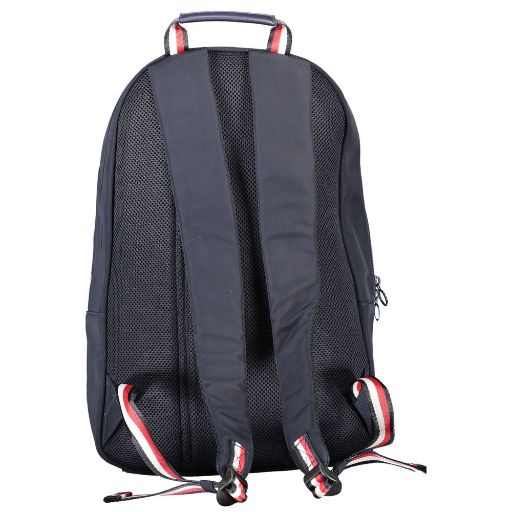 Blue Polyester Backpack