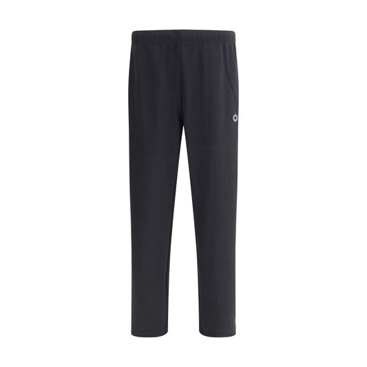 Black Polyester Joggers (Workout Pants)