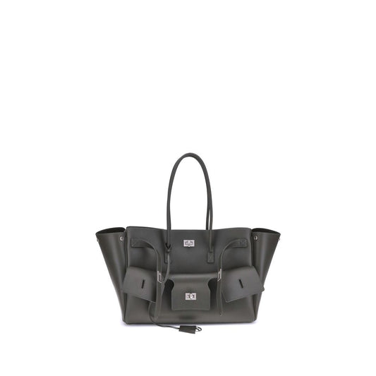 Black Calf Leather Bos Taurus Shoulder Bag