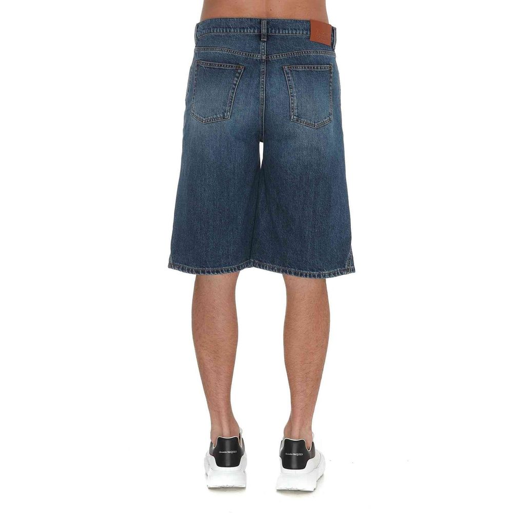 Blue Denim Shorts