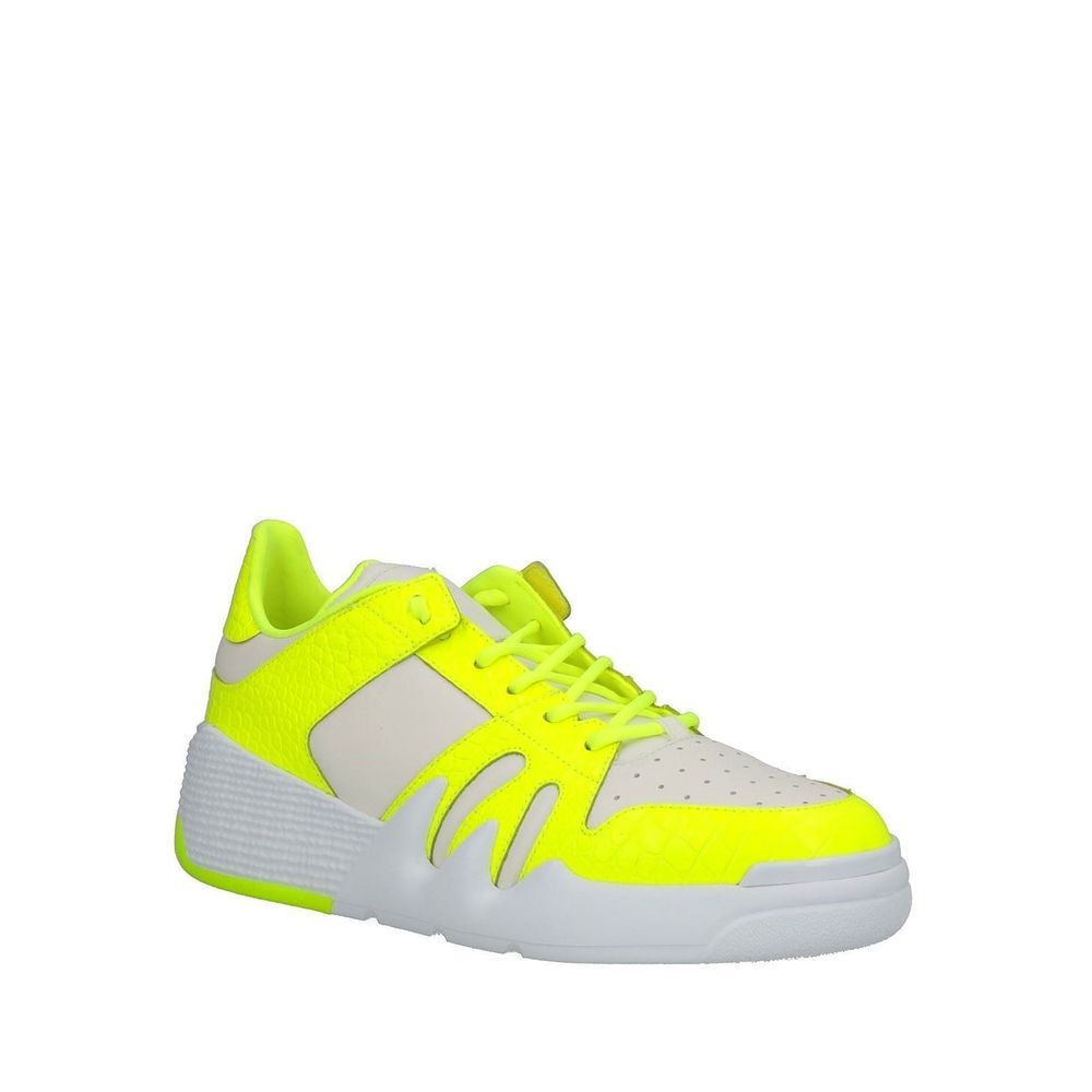 White Calfskin Chunky Sneakers