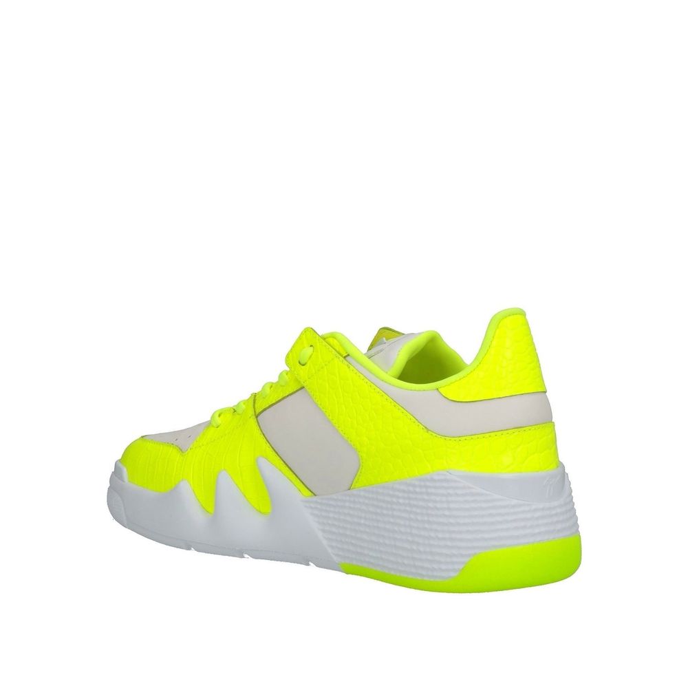 White Calfskin Chunky Sneakers