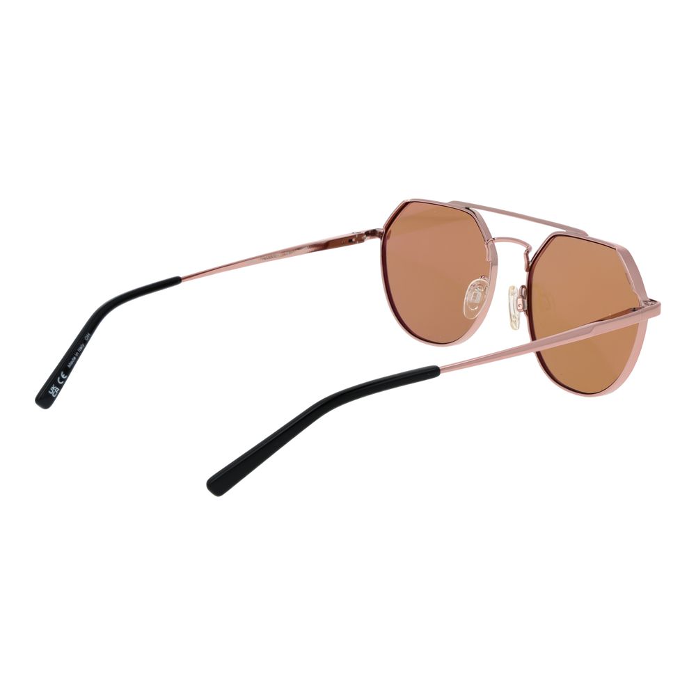 Rose Gold Metal Sunglasses