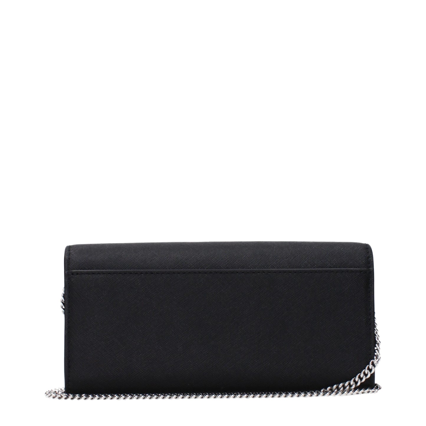 Black Leather Clutch Bag