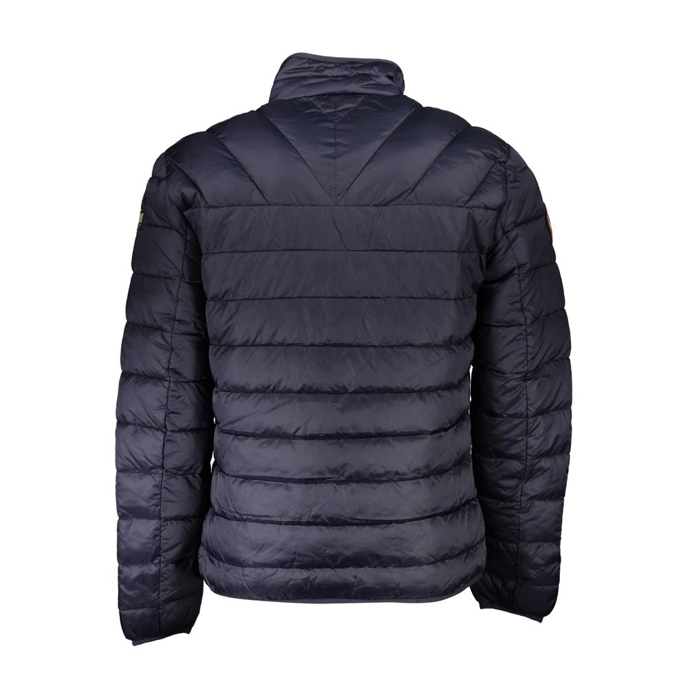 Blue Polyamide Jackets & Coat
