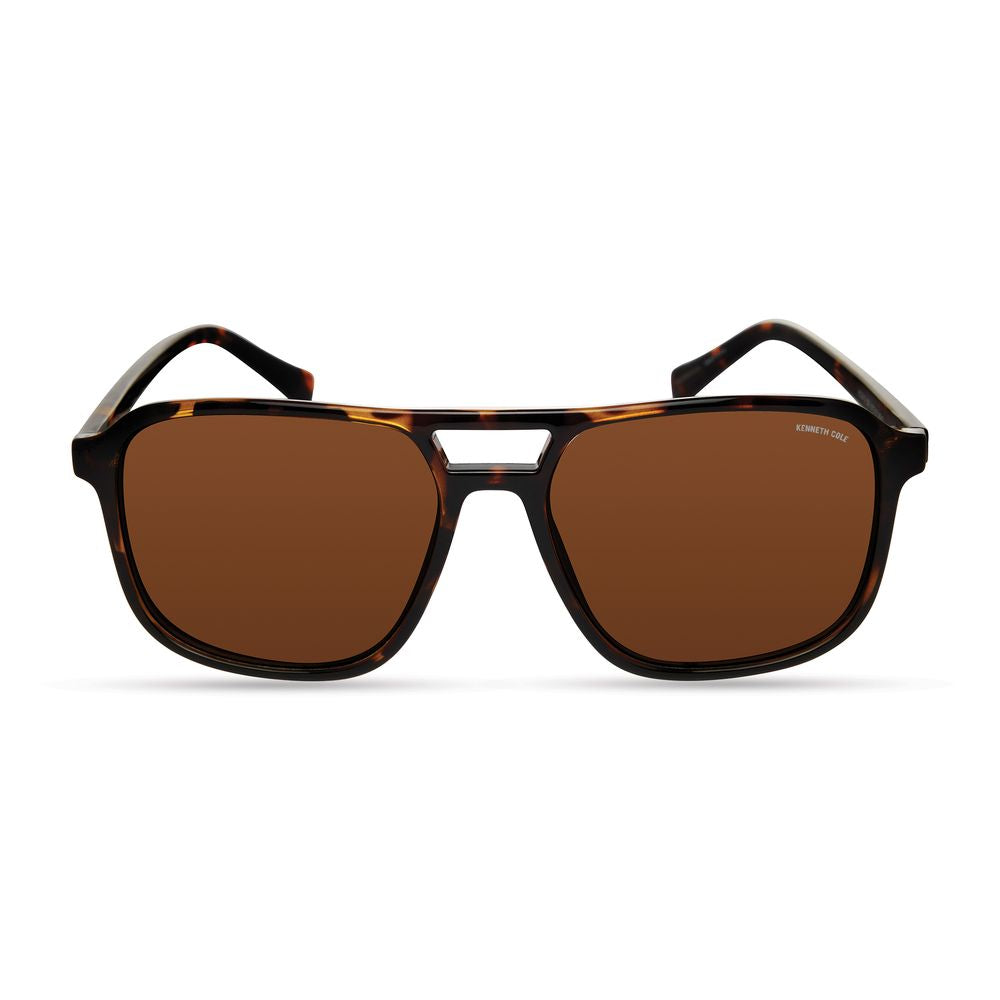 Brown Injected Sunglasses