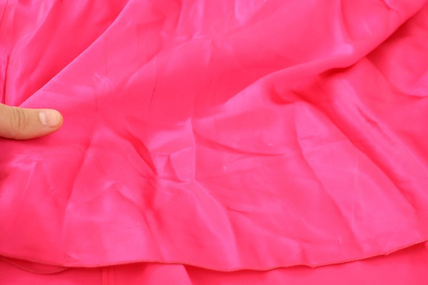 Pink Sheath Silk Bow Open Shoulder Dress