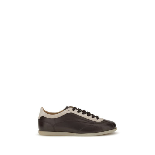 Multicolor Leather Low Top Sneakers