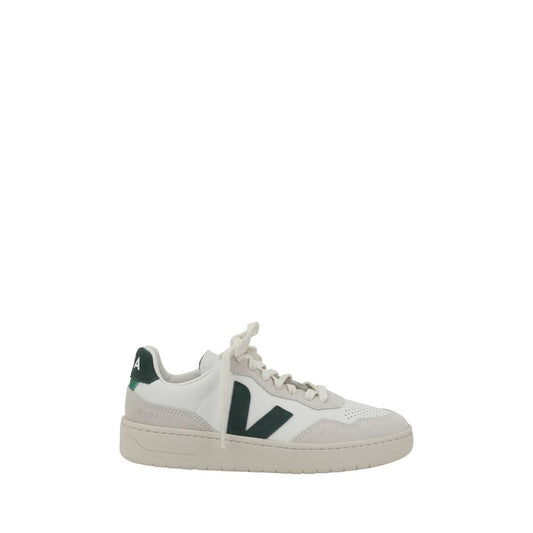 White Rubber Low Top Sneakers