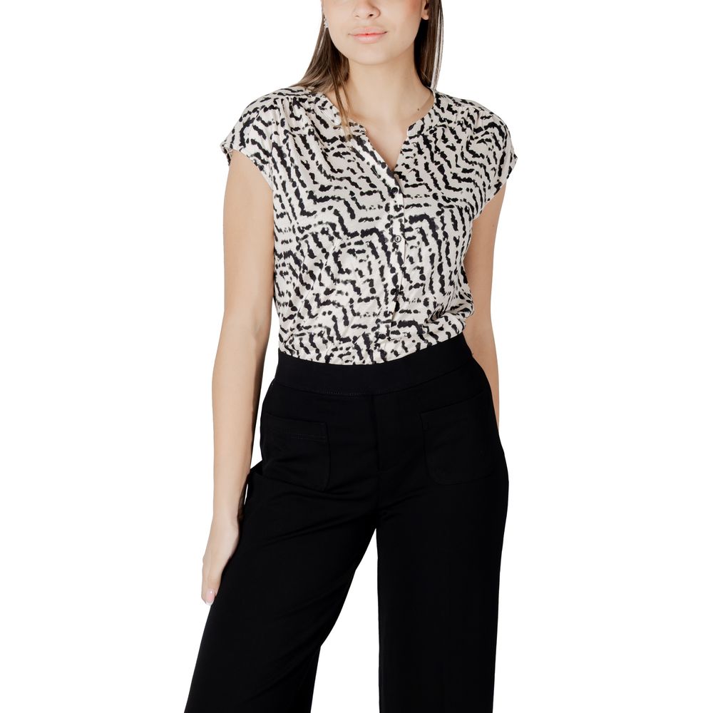 Cream Cotton T-Shirt