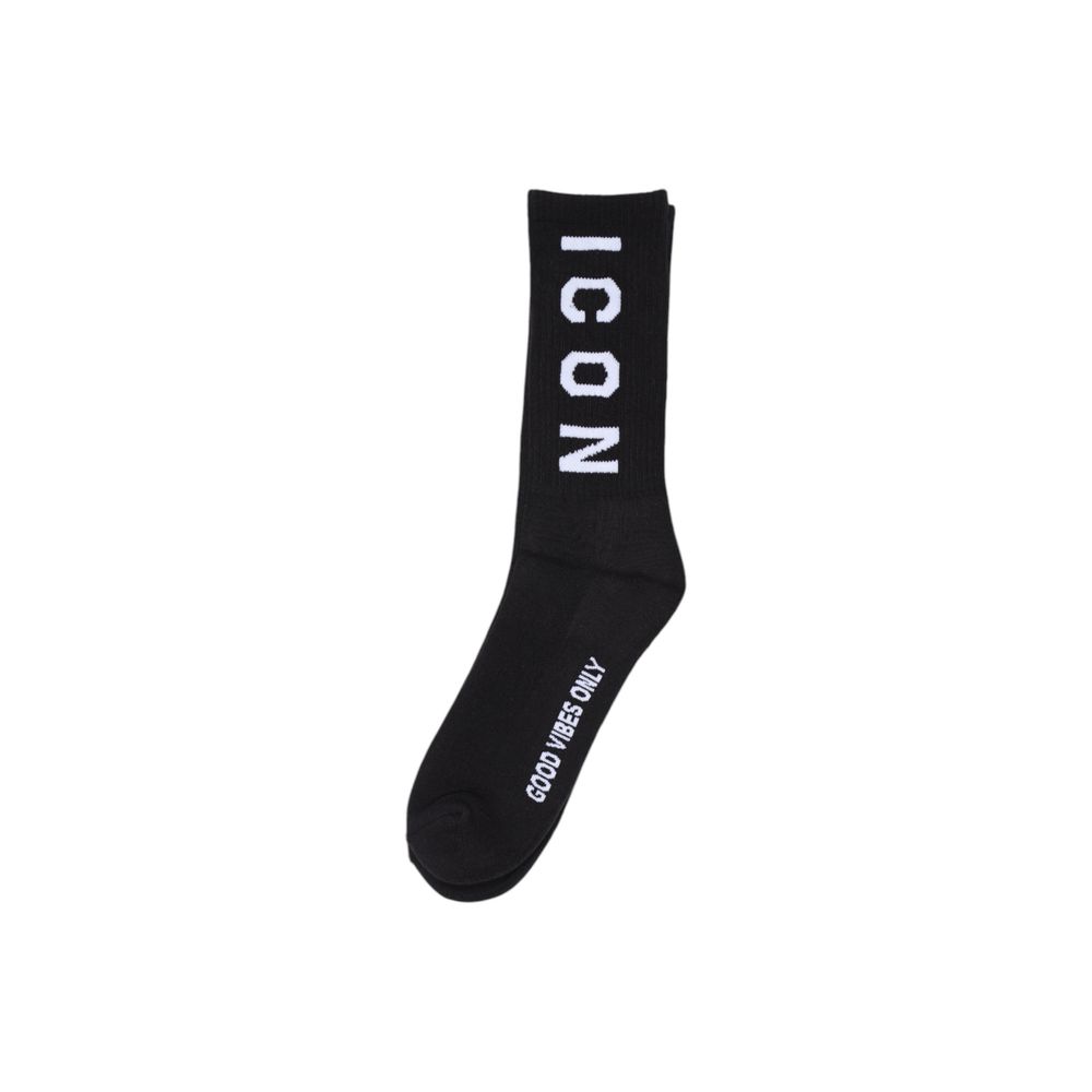 Black Cotton Socks