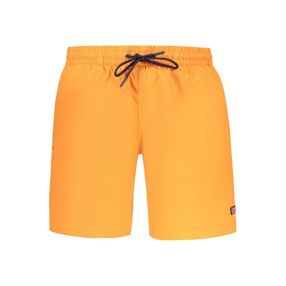 Orange Polyamide Swimwear