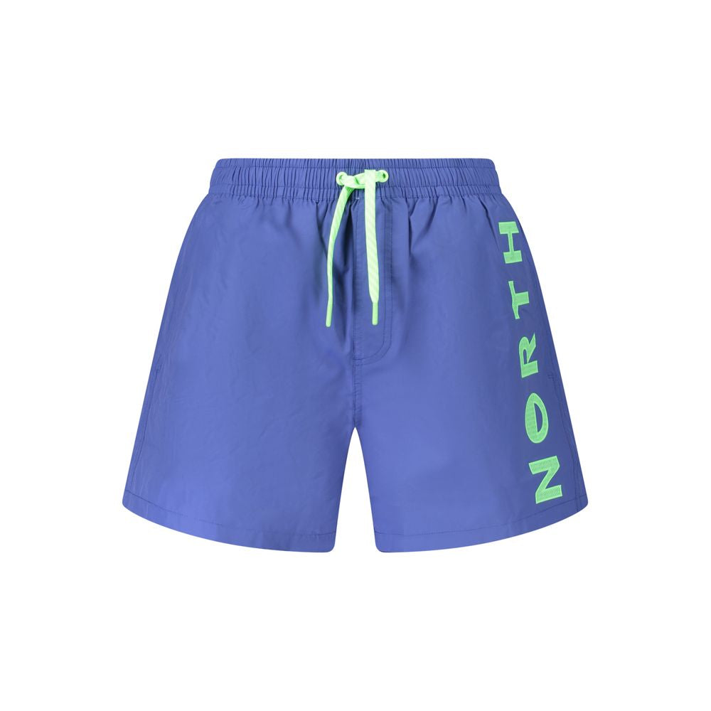 Blue Cotton Swimwear