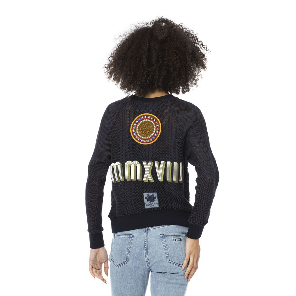 Blue Cotton Sweatshirt