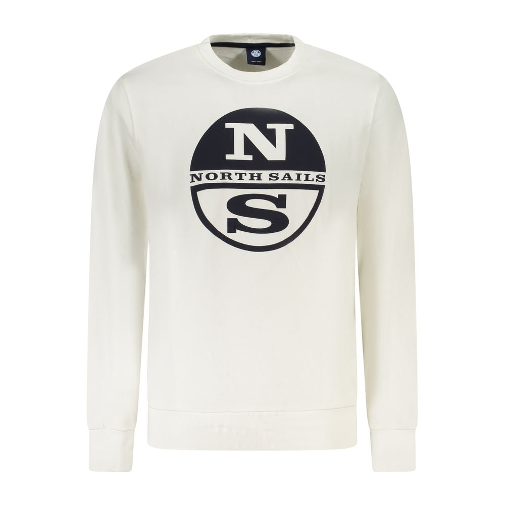 White Cotton Sweatshirt