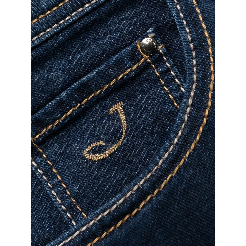 Blue Cotton Jeans Denim