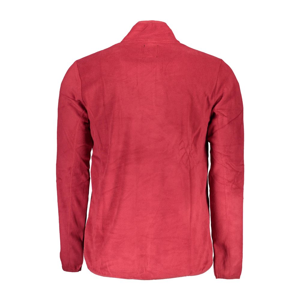 Red Polyester Sweatshirt