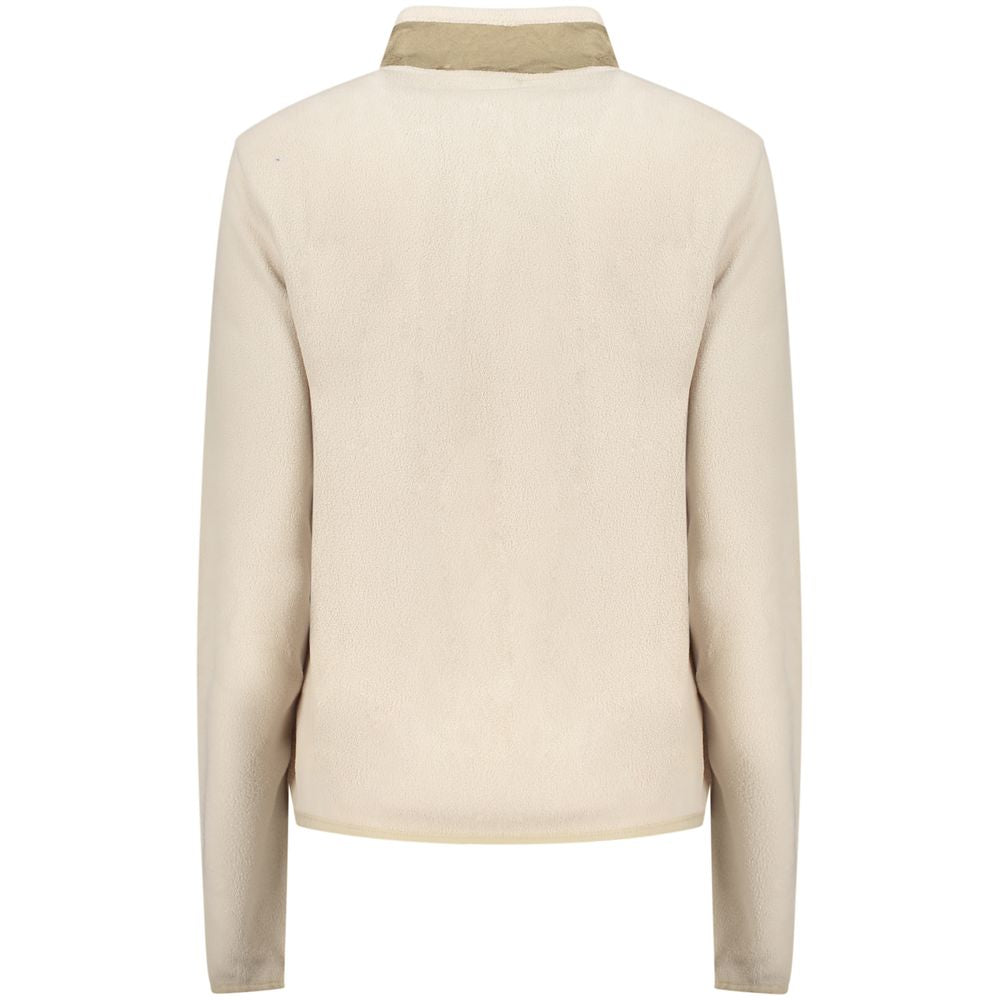 Beige Polyester Sweatshirt
