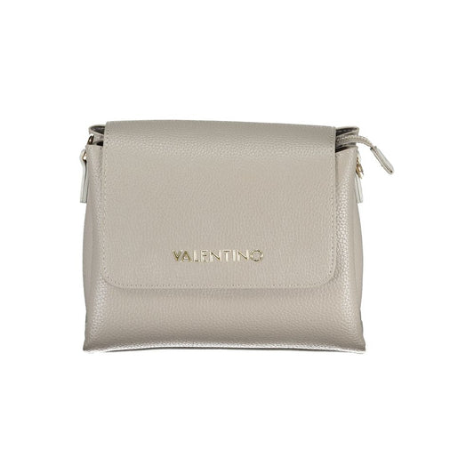 Gray Polyethylene Women Handbag