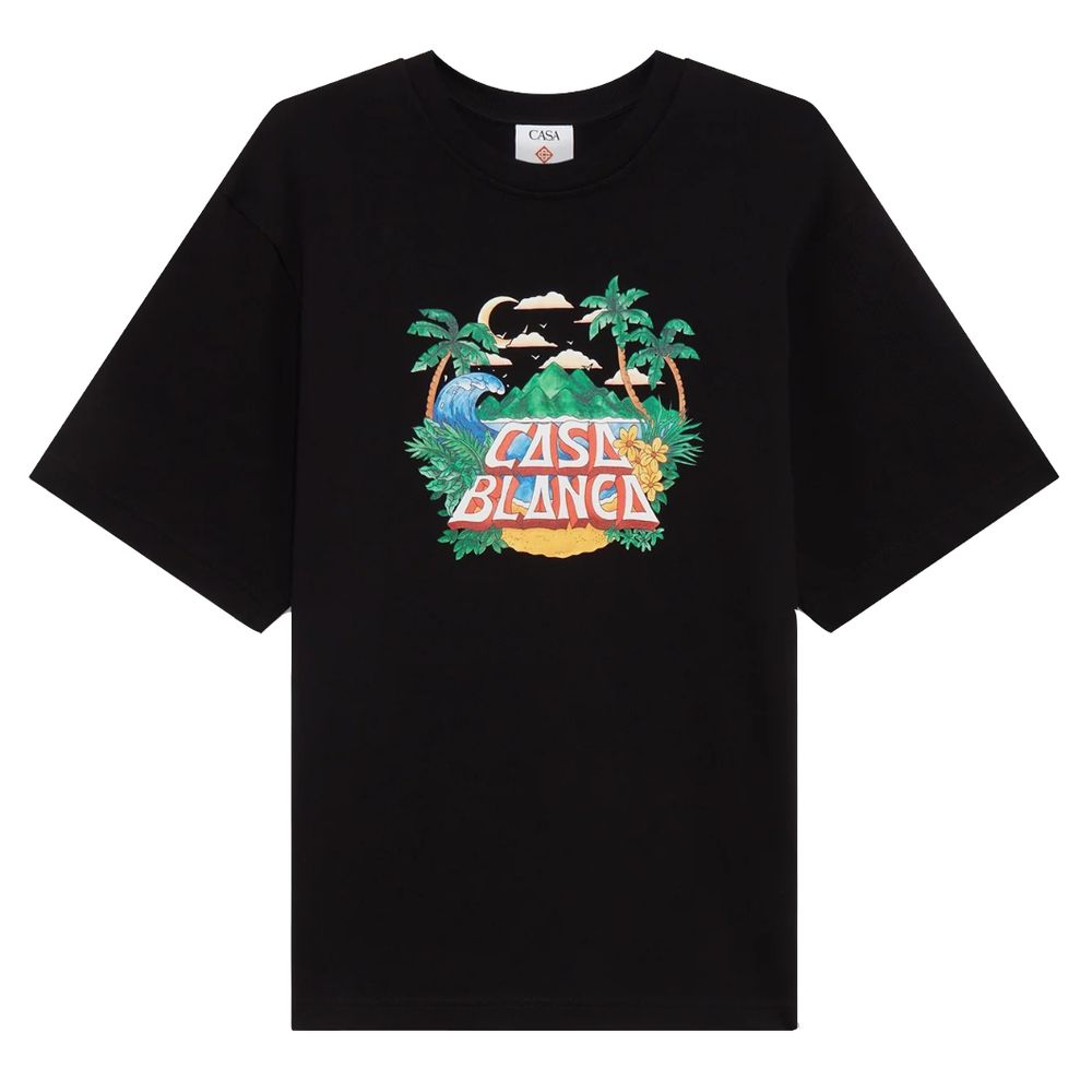 Black Cotton T-Shirt