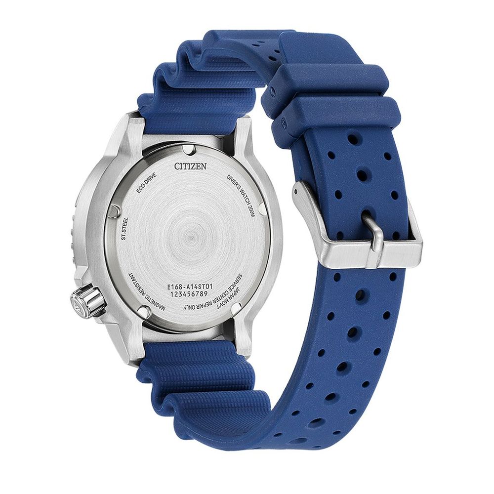 Blue Rubber Sport Watch