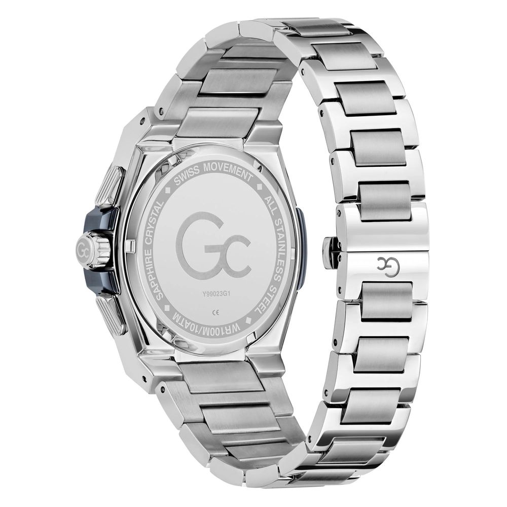 Gray Stainless Steel Dress Watch