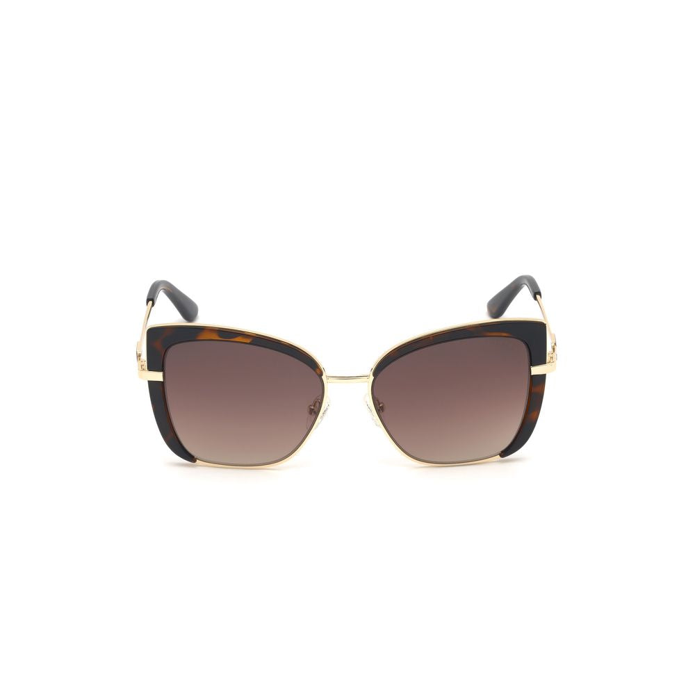 Brown Metal Sunglasses