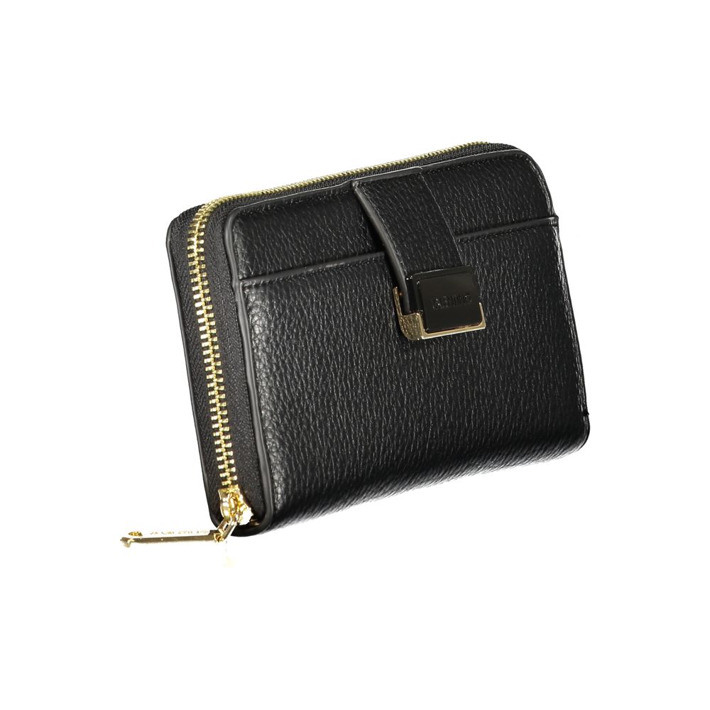 Nero Polyurethane Women Wallet
