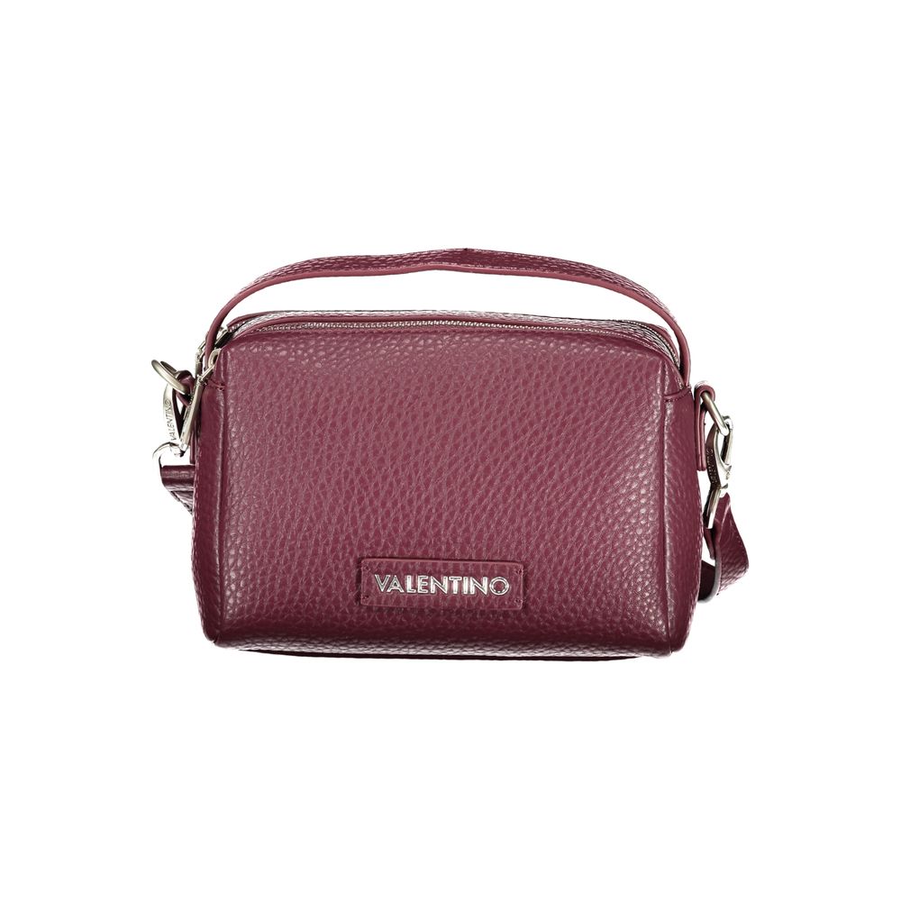 Rosso Polyurethane Women Handbag