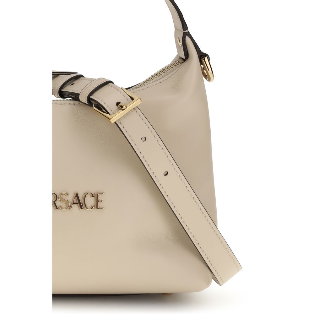 Beige Calf Leather Bos Taurus Handbag