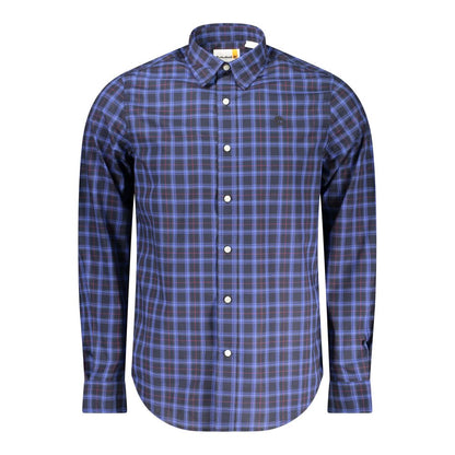 Blu Cotton Men Shirt