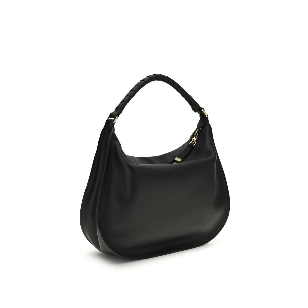 Black Calf Leather Bos Taurus Shoulder Bag