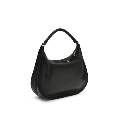 Black Calf Leather Bos Taurus Shoulder Bag